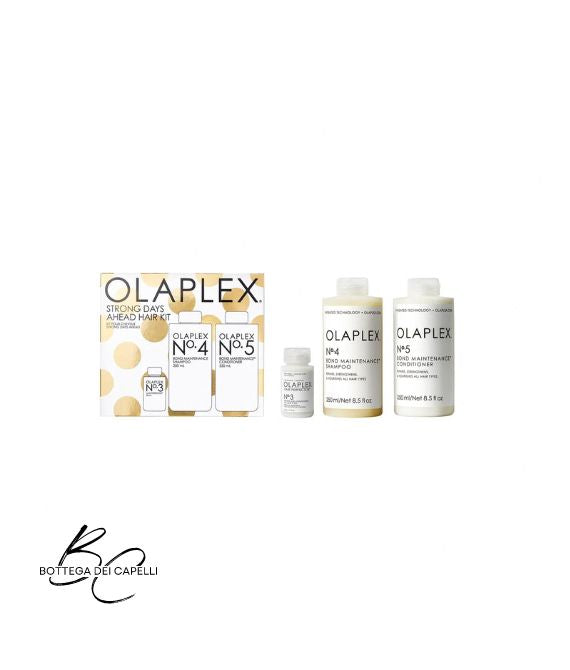 Kit Olaplex riparazione capelli con N°3 Hair Perfector N°4 shampoo e N°5 balsamo