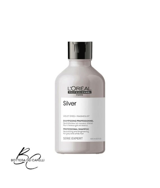 L'Oréal Serie Expert Silver shampoo antigiallo flacone 300 ml capelli grigi