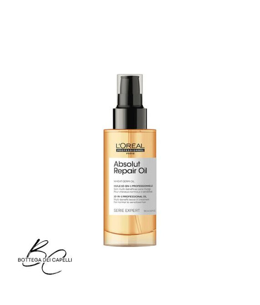 L'Oréal Serie Expert Absolut Repair Oil olio riparatore 10 in 1 flacone 90 ml