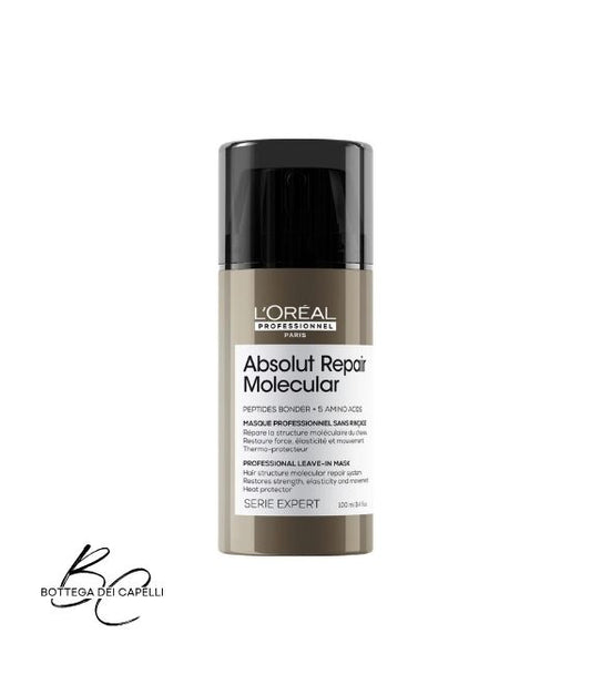 L'Oréal Absolut Repair Molecular Leave-In Mask tubo 100 ml senza risciacquo
