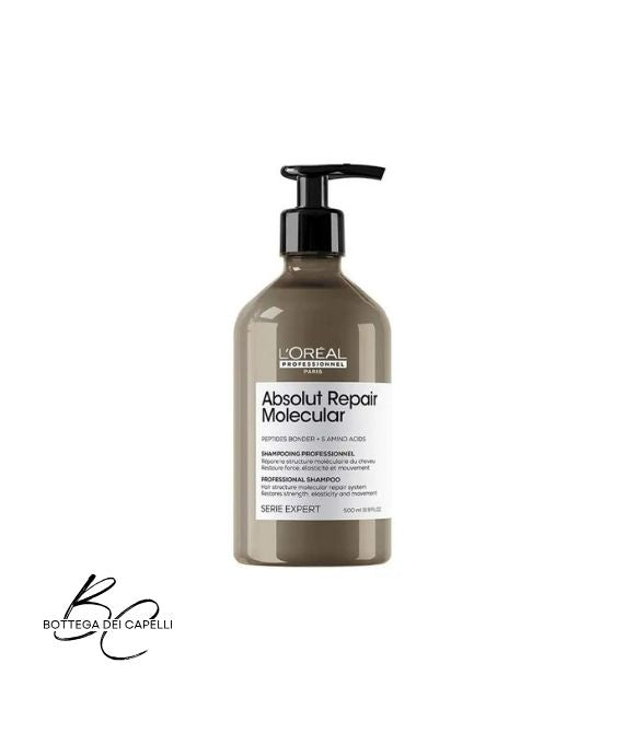 L'Oréal Absolut Repair Molecular Shampoo flacone 500 ml senza solfati