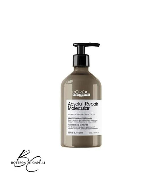 L'Oréal Absolut Repair Molecular Shampoo flacone 500 ml senza solfati