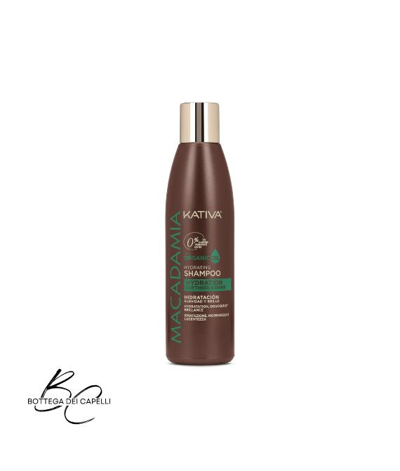 Kativa Macadamia Shampoo flacone 250 ml olio di macadamia
