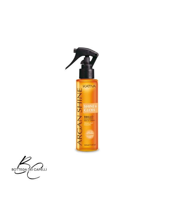 Kativa Argan Shine Shine&Gloss spray lucentezza flacone 120 ml