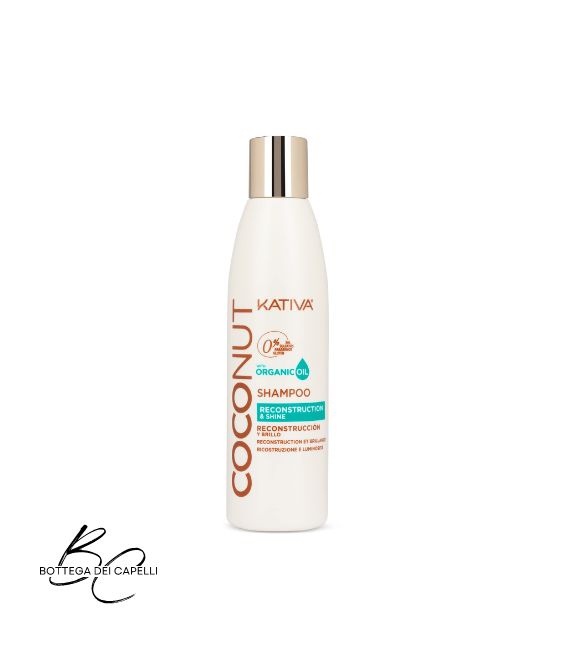 Kativa Coconut Shampoo flacone 250 ml olio di cocco idratante