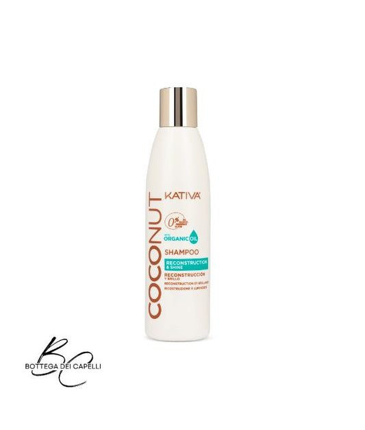 Kativa Coconut Shampoo flacone 250 ml olio di cocco idratante