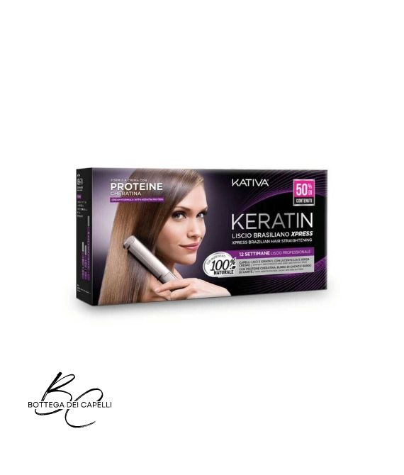 Kativa Keratin Kit Lisciante Brasiliano trattamento cheratina casa