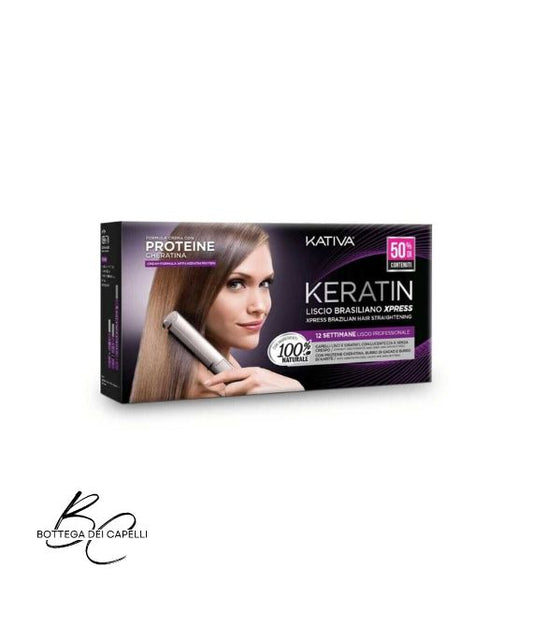 Kativa Keratin Kit Lisciante Brasiliano trattamento cheratina casa