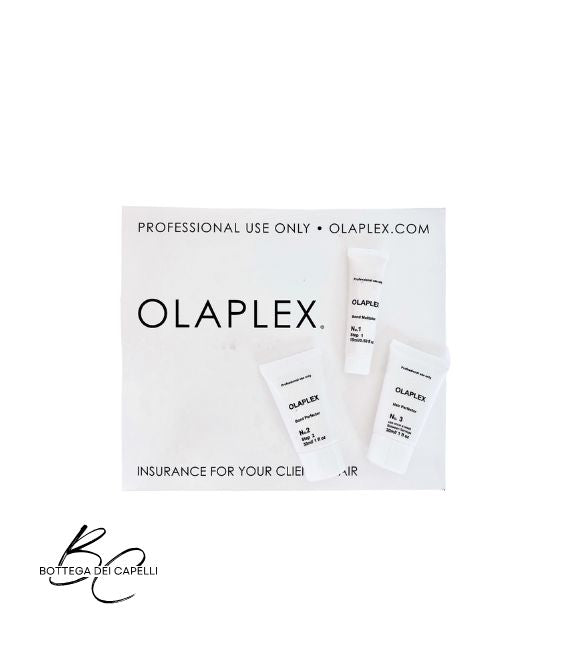Kit monodose Olaplex N°1 Bond Multiplier e N°2 Bond Perfector trattamento intensivo singolo