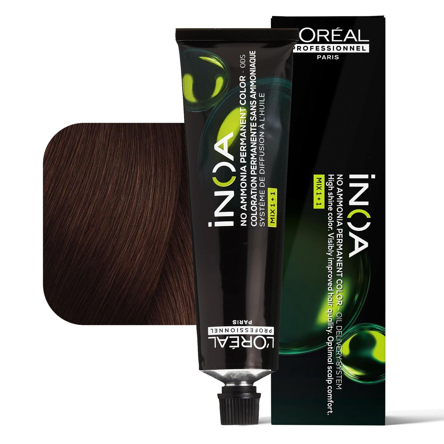 L'Oréal Professionnel INOA 5.5 — castano chiaro mogano