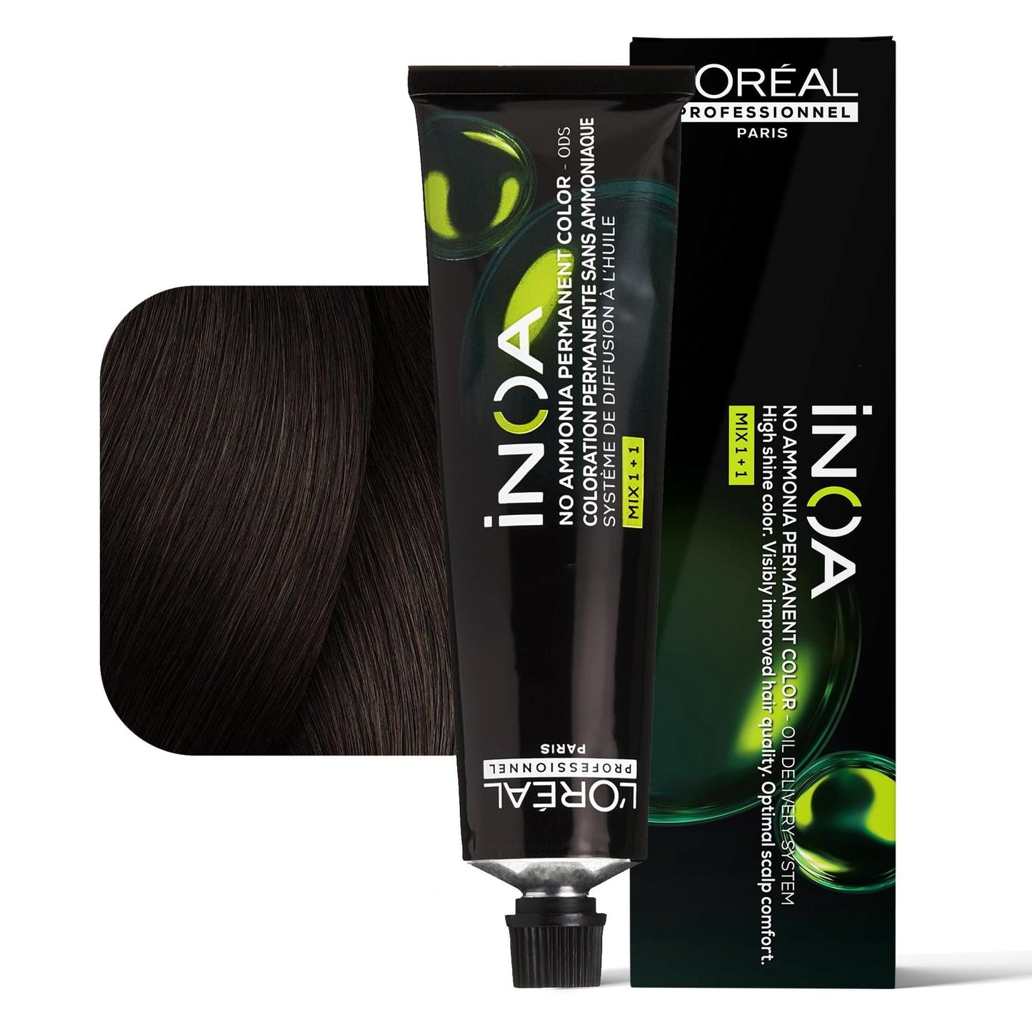 L'Oréal Professionnel INOA 5.8 — castano chiaro moka