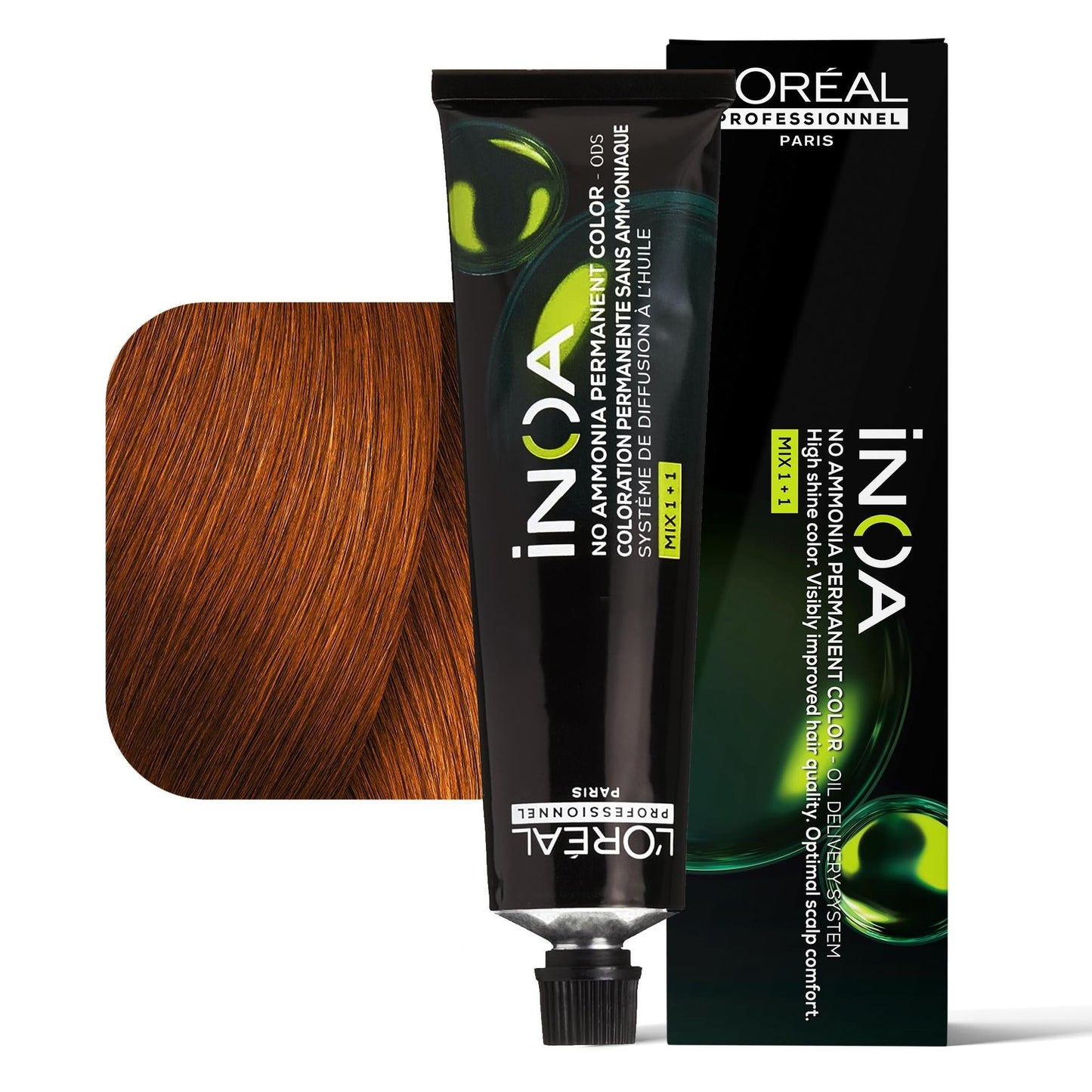 L'Oréal Professionnel INOA 6.45 — biondo scuro rame mogano