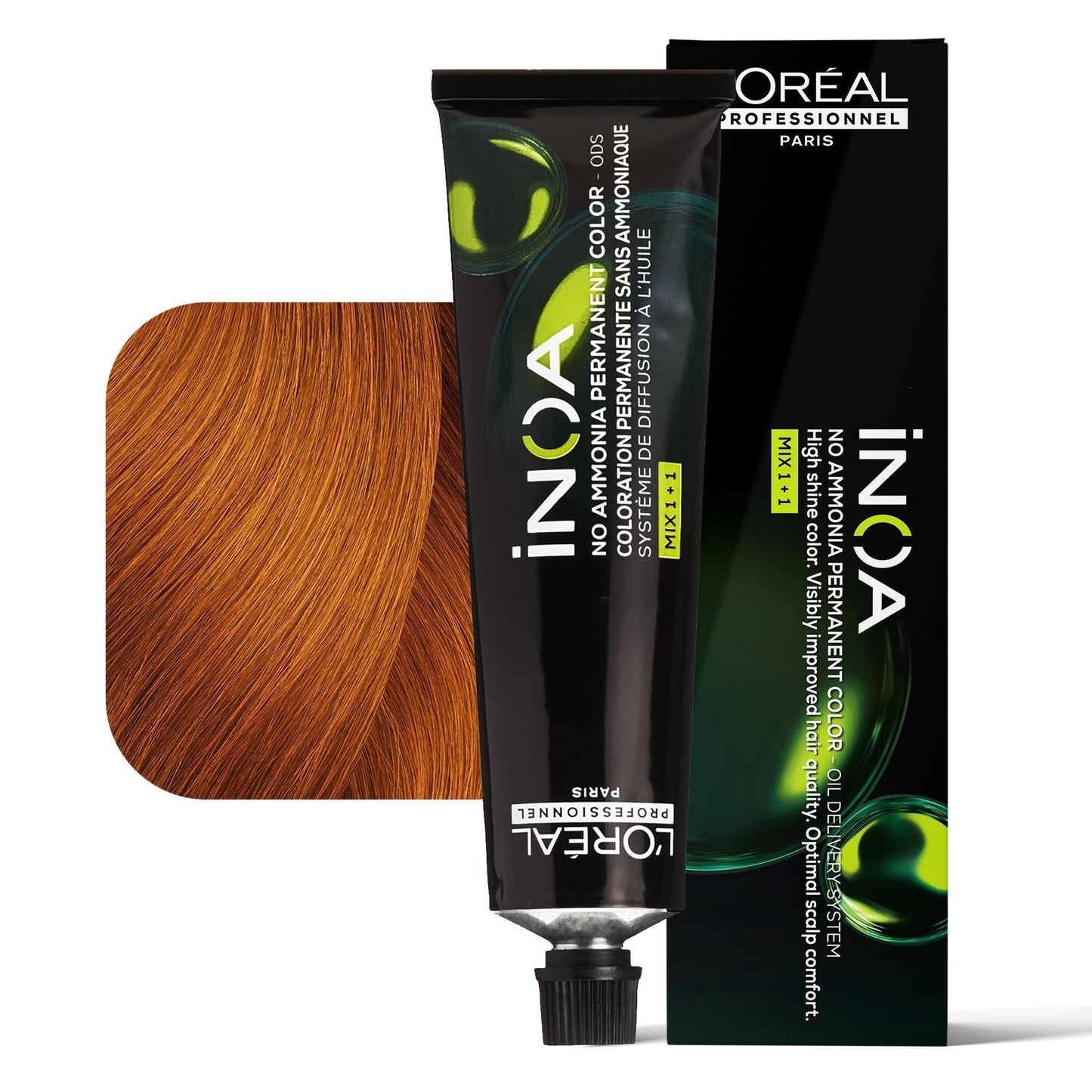 L'Oréal Professionnel INOA 7.43 — biondo rame dorato