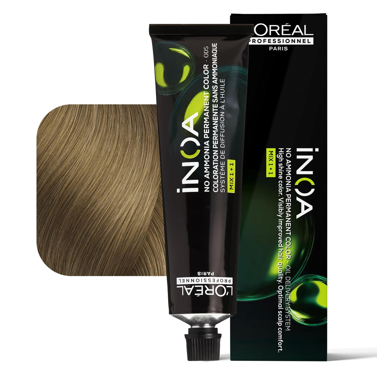 L'Oréal Professionnel INOA 8.31 — biondo chiaro dorato cenere