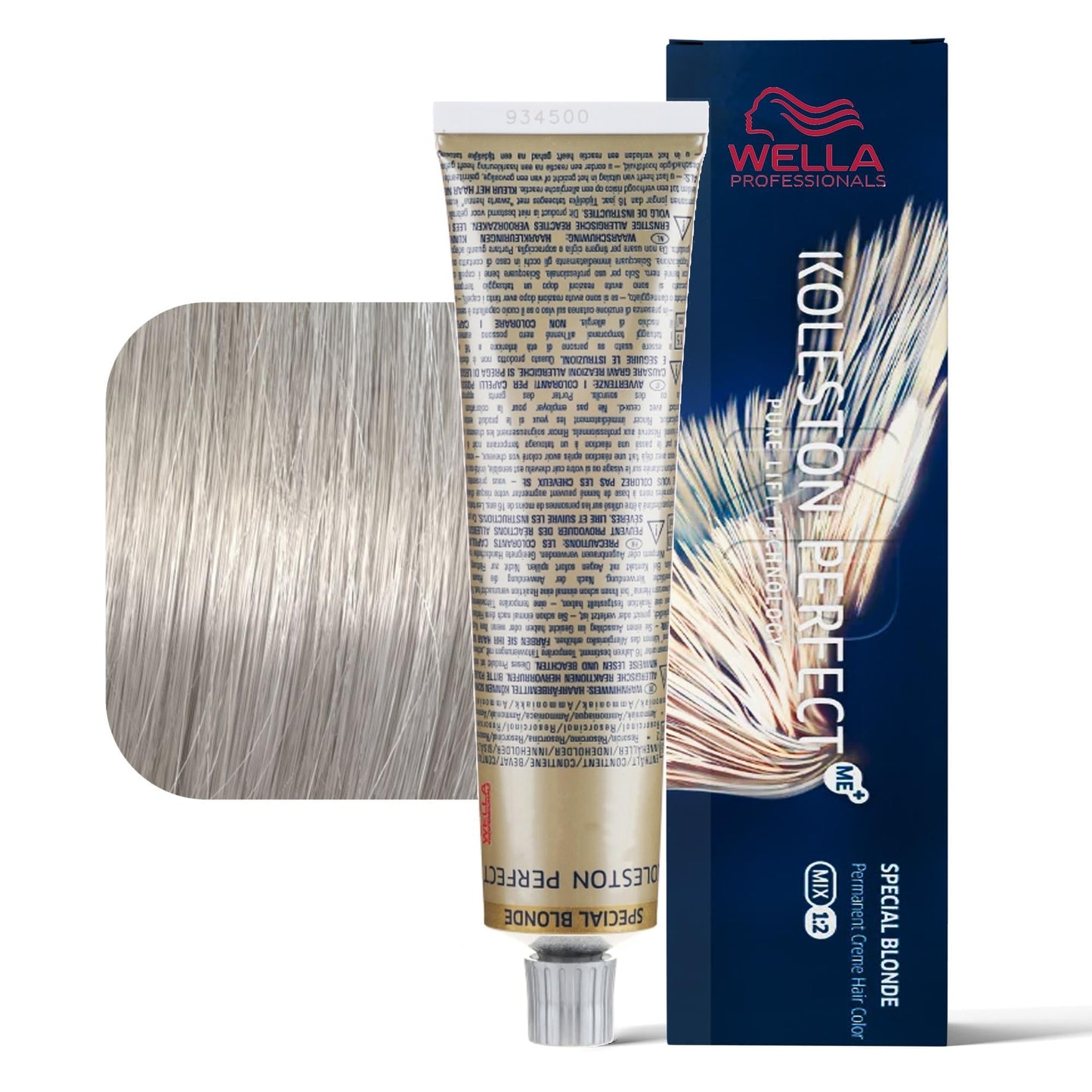 Wella Koleston Perfect 12/89 superschiarente perla cenere tinta permanente tubo 60ml