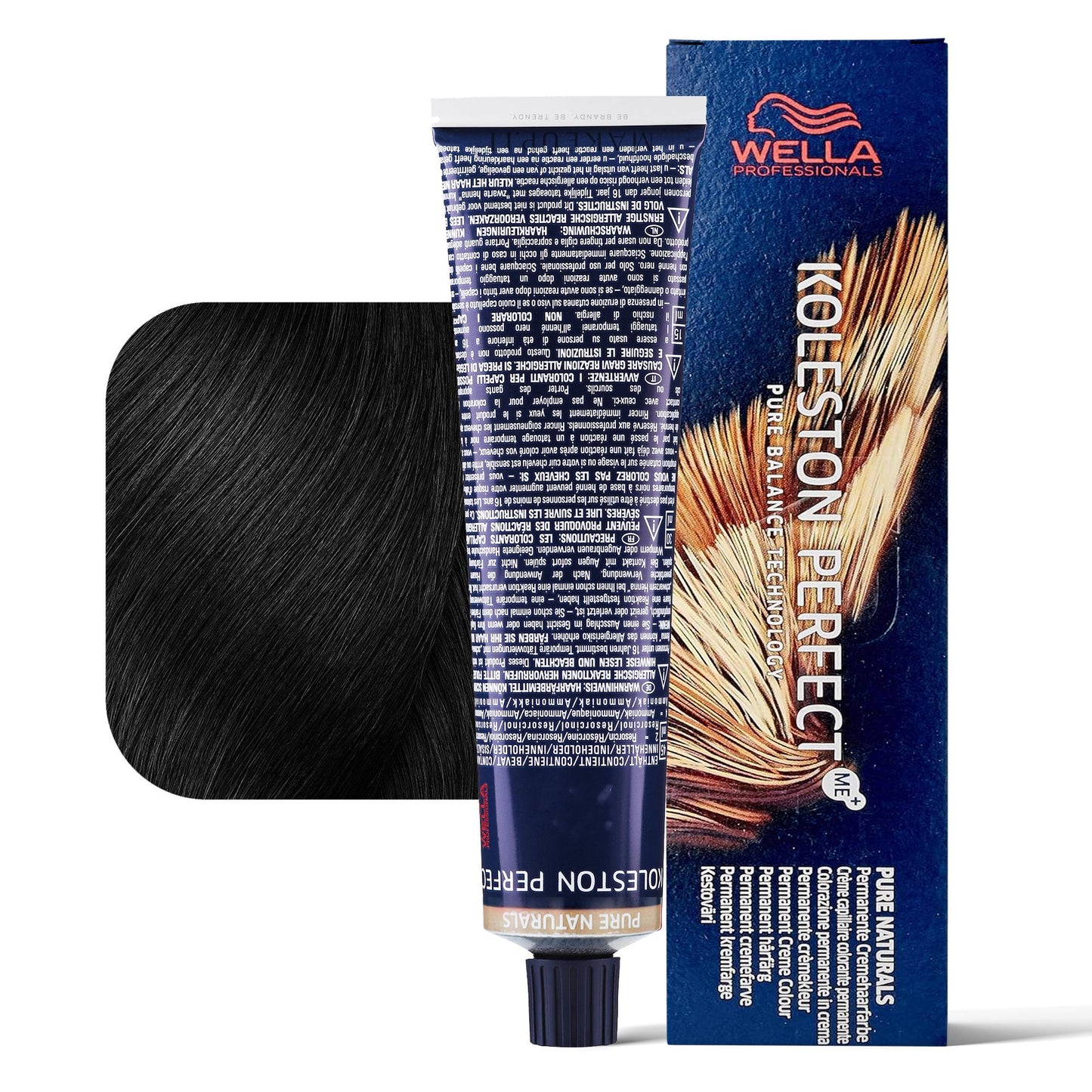 Wella Koleston Perfect 2/0 nero tinta permanente tubo 60ml