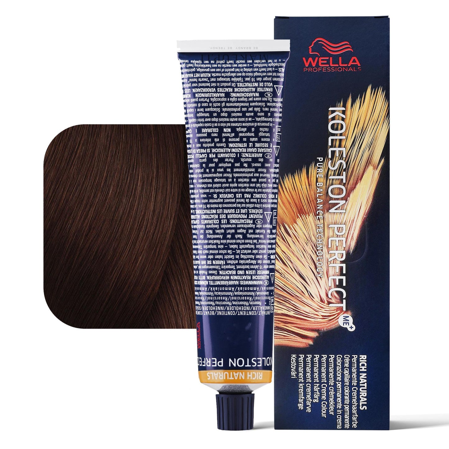 Wella Koleston Perfect 5/5 castano chiaro mogano tinta permanente tubo 60ml