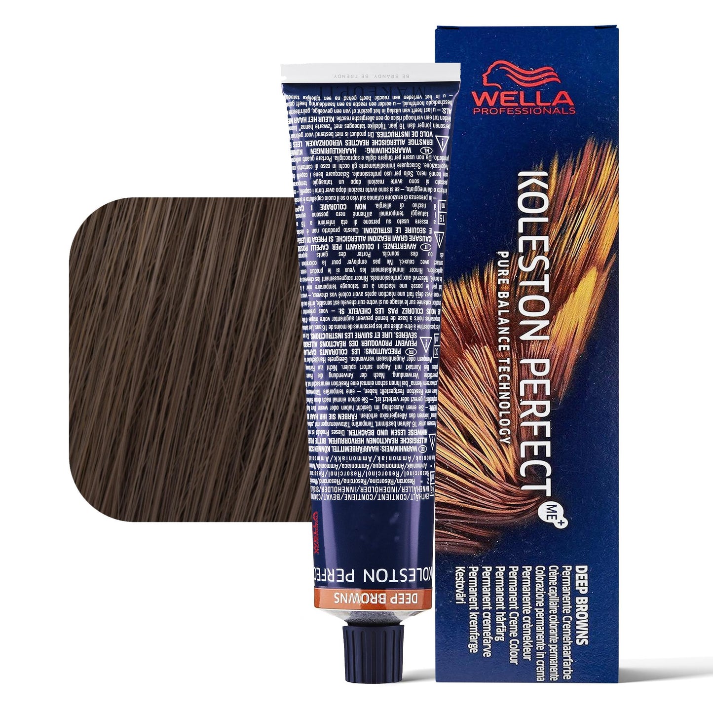 Wella Koleston Perfect 5/71 castano chiaro sabbia cenere tinta permanente tubo 60ml
