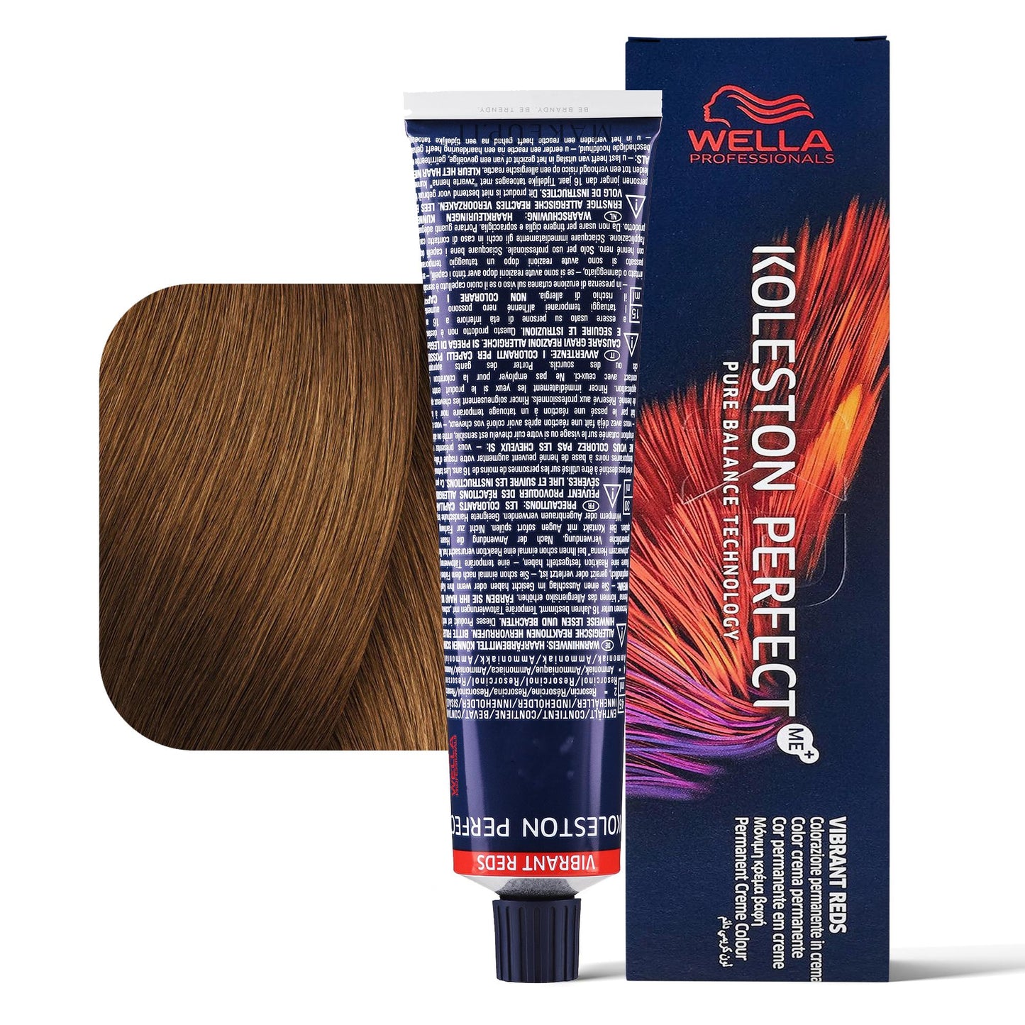 Wella Koleston Perfect 7/34 biondo medio oro ramato tinta permanente tubo 60ml