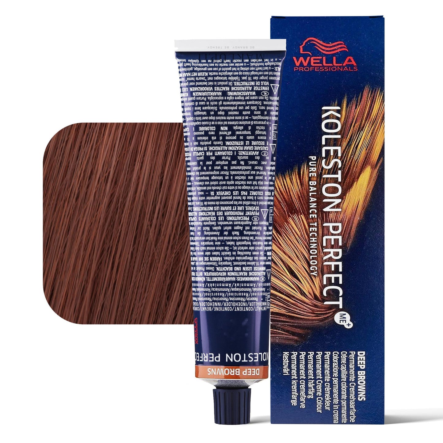 Wella Koleston Perfect 7/77 biondo medio sabbia intenso tinta permanente tubo 60ml