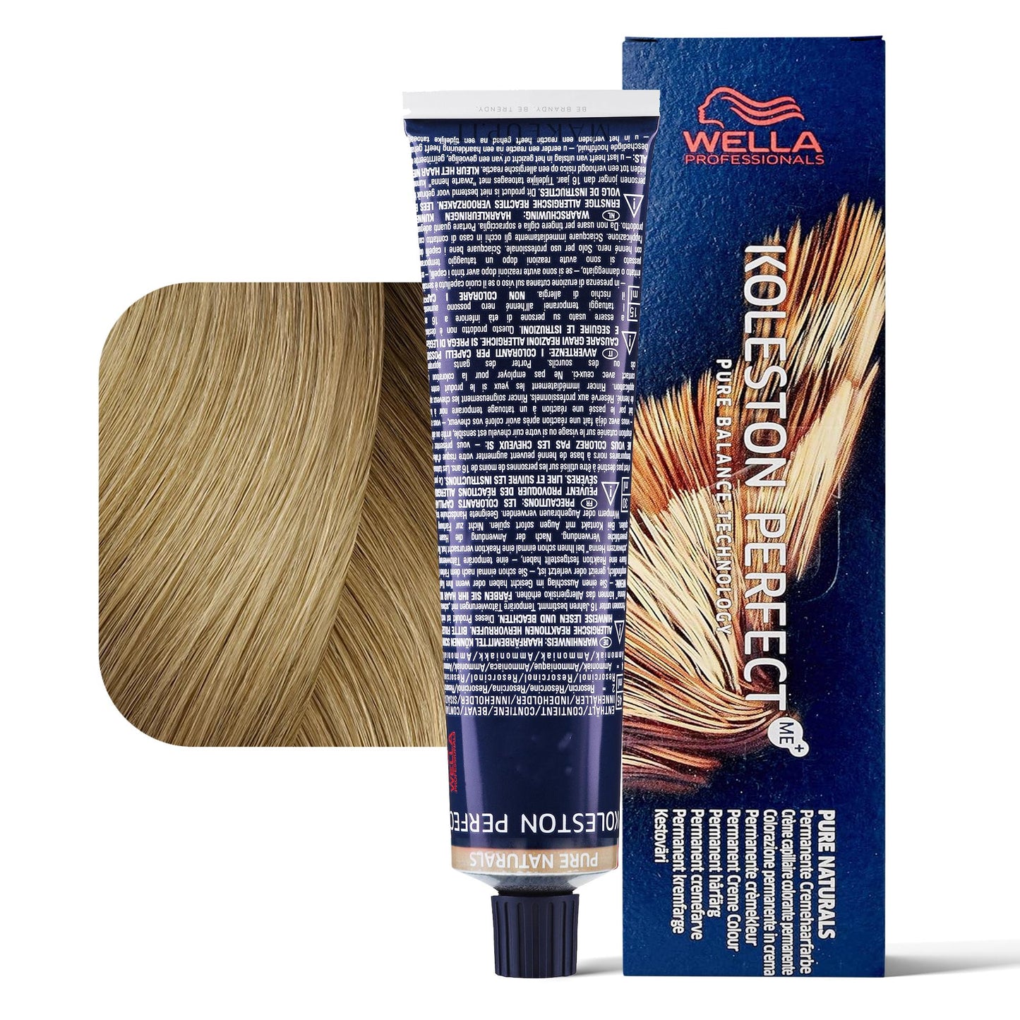 Wella Koleston Perfect 9/03 biondo chiarissimo naturale dorato tinta permanente tubo 60ml